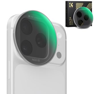   K&F Concept ND2-32 Snap-on szűrő, HD bevonat, vízálló, karcálló, ezüst,  iPhone 17 Pro/Max