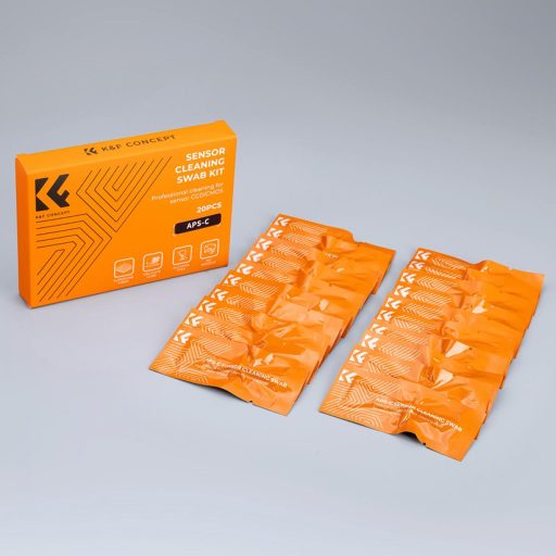 K&F Concept cserélhető tisztító toll készlet, aps-c tisztító pálcika, 20 darab