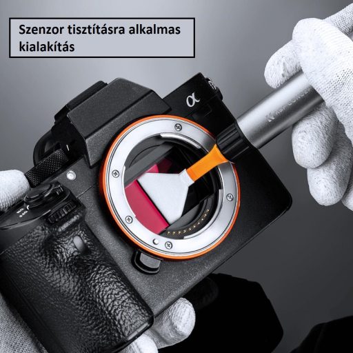 K&F Concept cserélhető tisztító toll készlet, full frame tisztító pálcika, 20 darab