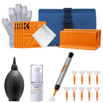   K&F Concept 23 az 1-ben kamera objektív tisztító készlet + 15 ml tisztító folyadék