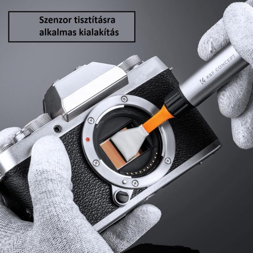 K&F Concept dupla fejes tisztítópálca készlet, 16 mm-es tisztítófejjel APS-C, 10 darab