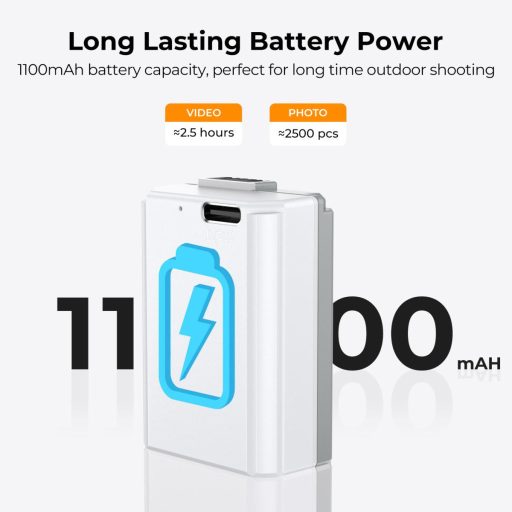 K&F Concep NP-FW50 akkumulátor, 2db, 1100mAh, USB-C csatlakozóval