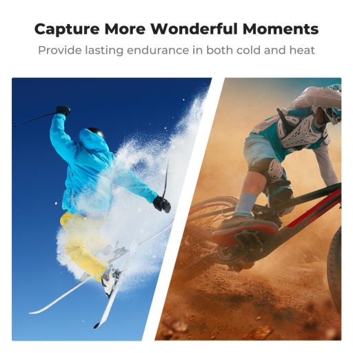 K&F Concept hordozható tripla USB-C akkumulátor töltő +3db GoPro Hero 12/11/10/9 akkumulátor 1730mAh