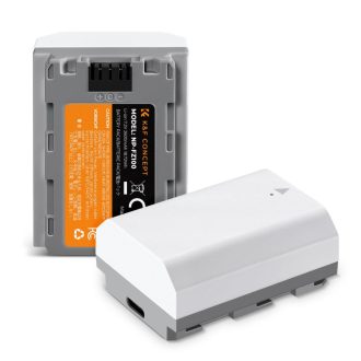   K&F Concept NP-FZ100 akkumulátor, 2db, 2600mAh, USB-C csatlakozóval