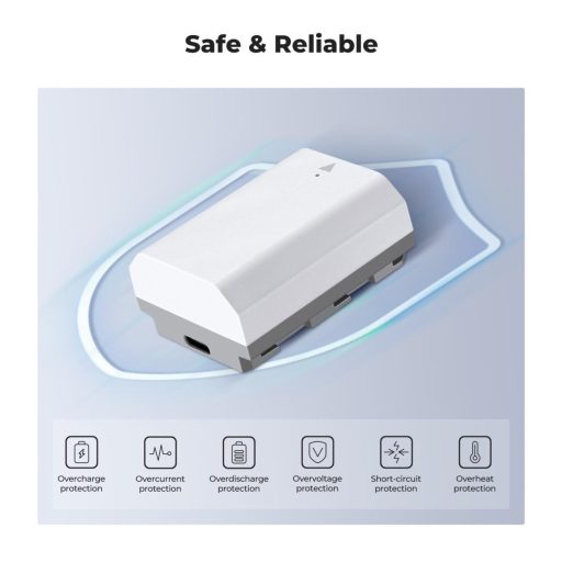 K&F Concept NP-FZ100 akkumulátor, 2db, 2600mAh, USB-C csatlakozóval
