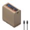 K&F Concep NP-F970 akkumulátor 10500mAh, USB-C csatlakozóval