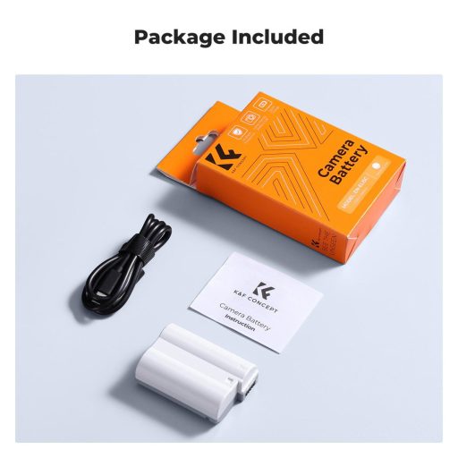 K&F Concept EN-EL15C akkumulátor 2600mAh, USB-C csatlakozóval