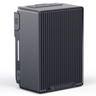   K&F Concept V-Mount akkumulátor, 99Wh, 14.8V, 6700mAH, 100W, BP, dual D-TAP, szürke