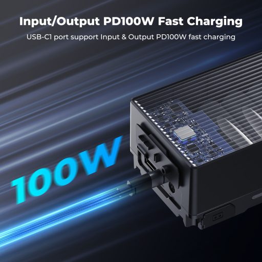 K&F Concept V-Mount akkumulátor, 99Wh, 14.8V, 6700mAH, 100W, BP, dual D-TAP, szürke