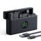 K&F Concept tripla USB-C akkumulátor töltő +3db DJI Osmo 360, Action 5 Pro/4/3 akku 2100mAh