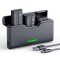 K&F Concept hordozható tripla USB-C akkumulátor NP-BX1 töltő, LCD + 3db NP-BX1 akkumulátor 1240mAh