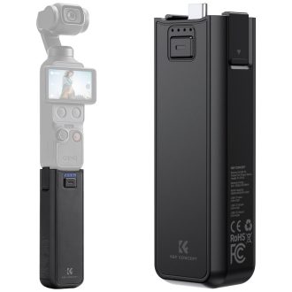   K&F Concept akkus markolat DJI Osmo Pocket 3/4-hez, 5000 mAh, gyorstöltéssel