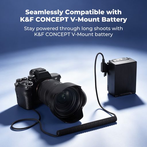K&F Concept Sony NP-FZ100 vakakku D-Tap tápkábellel, NP-FZ100 kompatibilis