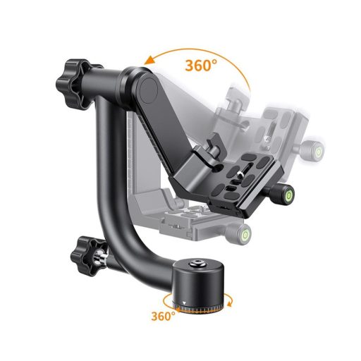 K&F Concept gimbal állványfej, arca swiss, magnézium-alumínium