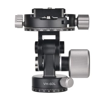   K&F Concept VH-60L dupla panoráma állvány fej, 10kg teherbírás, arca swiss, vízszintjelző