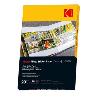   Kodak fotópapír ragasztható matrica, A4, 21x29,7cm, fényes, 120g, 10db