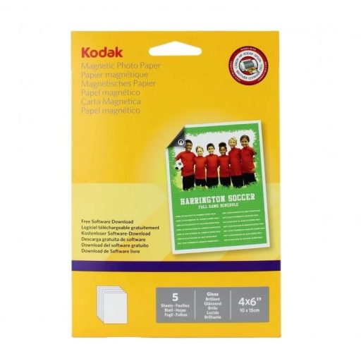 Kodak hűtőmágnes fotópapír, 690g, A6, 10x15cm, 5db