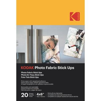   KODAK Photo Fabric felragasztható felületű papír, visszaszedhető, 10x15 cm, 20db