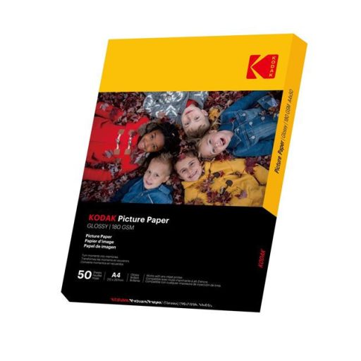 KODAK Picture fotópapír - High Gloss 180g, A4, 21x29,7cm, 50db