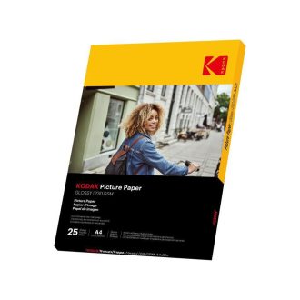   KODAK Picture fotópapír - High Gloss 230g, A4, 21x29,7cm, 25db