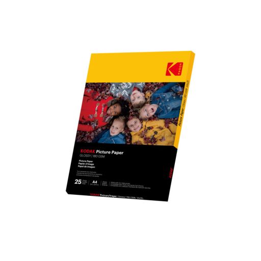 KODAK Picture fotópapír - High Gloss 180g, A4, 21x29,7cm, 25db