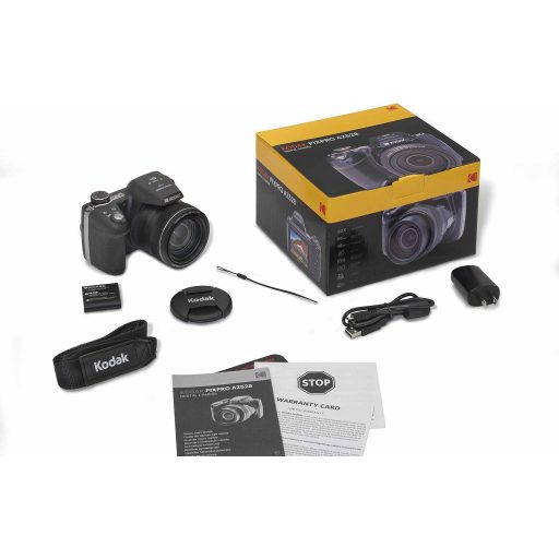 Kodak Pixpro AZ528-BK Digitális fényképezőgép, fekete
