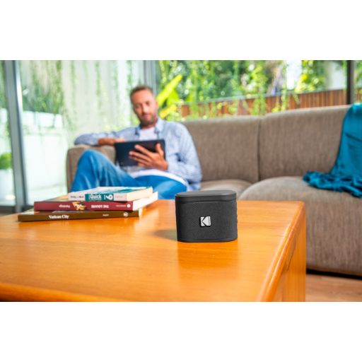 Kodak Soundbrix hordozható hangfal, összekapcsolható, moduláris, fekete