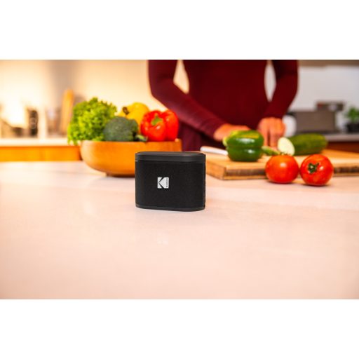 Kodak Soundbrix hordozható hangfal, összekapcsolható, moduláris, fekete
