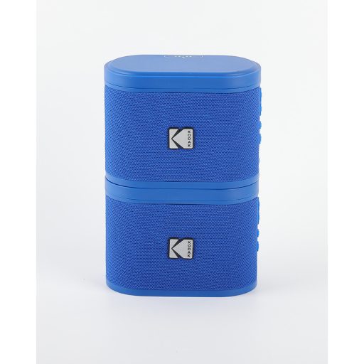 Kodak Soundbrix hordozható hangfal, összekapcsolható, moduláris, 2db, kék