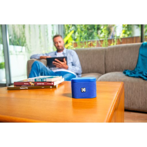 Kodak Soundbrix hordozható hangfal, összekapcsolható, moduláris, kék
