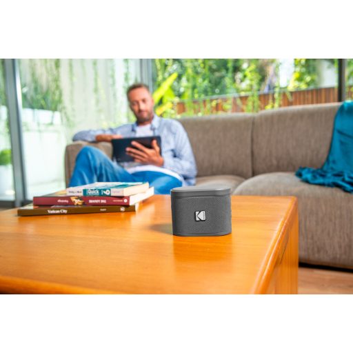 Kodak Soundbrix hordozható hangfal, összekapcsolható, moduláris, szürke