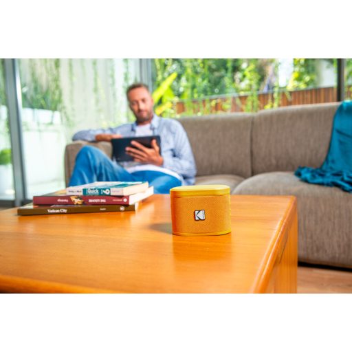 Kodak Soundbrix hordozható hangszóró, összekapcsolható, moduláris, narancs