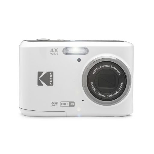 Kodak Pixpro FZ45 kompakt, digitális fényképezőgép, fehér