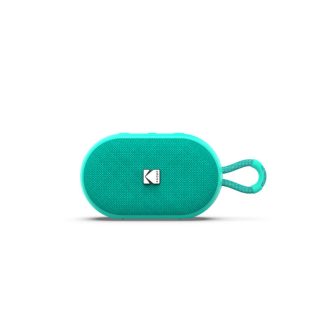   Kodak hordozható hangszóró, 3.7V/1500mAh akkumulátor, ipx7 víz alá meríthető, zöld