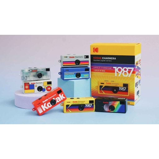 Kodak Charmera vintage mini digitális fényképezőgép, kulcstartó, blind box/véletlenszerű kiadás
