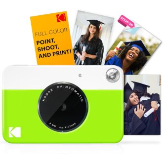   Kodak Printomatic instant fényképezőgép, Zink 2x3" papírméret, zöld
