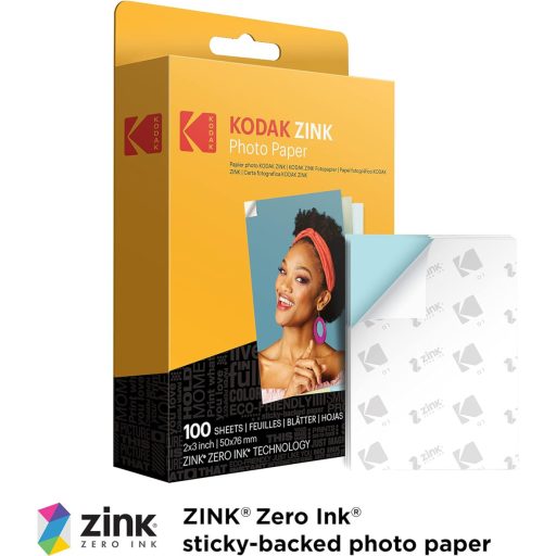 Kodak Zink instant fotópapír, 2x3" papírméret, 100db