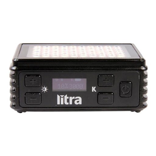 Litra Pro, Hordozható Stúdiólámpa, 30 m-ig Vízálló, Ütésálló, 1200 Lumen, Fekete