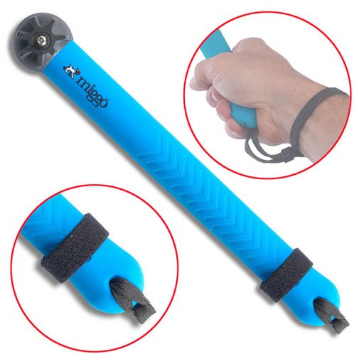 Miggö Splat Flexible hajlítható lábú miniállvány, DSLR és akciókamerákhoz, kék