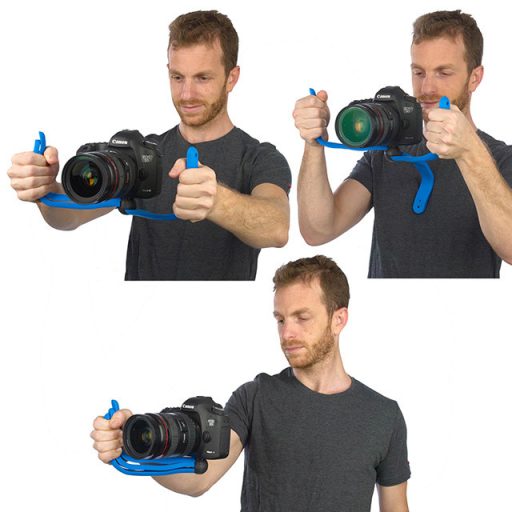 Miggö Splat Flexible hajlítható lábú miniállvány, DSLR és akciókamerákhoz, kék