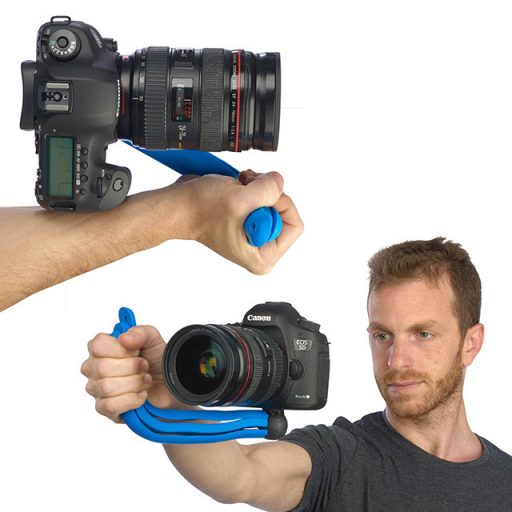 Miggö Splat Flexible hajlítható lábú miniállvány, DSLR és akciókamerákhoz, kék