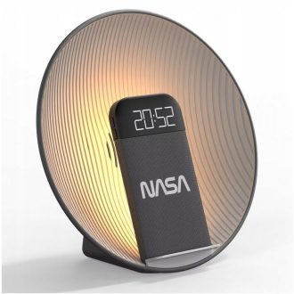   Nasa SPC600 digitális ébresztőóra, bluetooth hangszóró, vezeték nélküli telefontöltő
