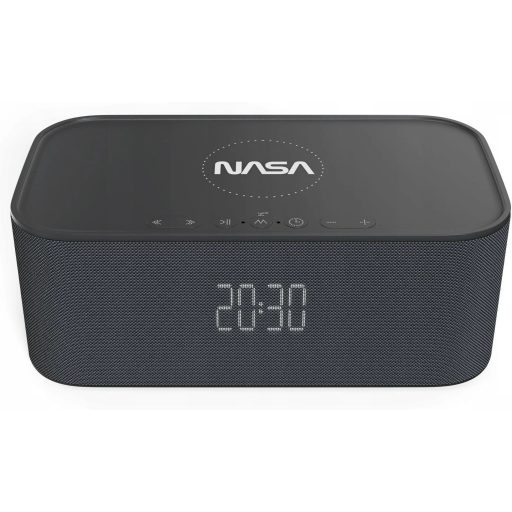 Nasa SPC800 digitális ébresztőóra, bluetooth hangszóró, vezeték nélküli telefontöltő