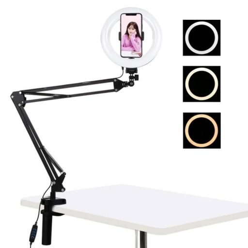 Puluz LED körlámpa asztali állvánnyal (PKT3089B)