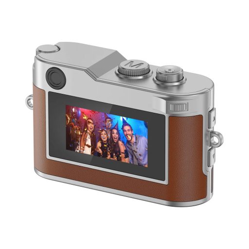 Rollei mini digitális fényképezőgép, kulcstartó, barna
