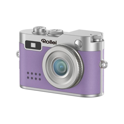 Rollei mini digitális fényképezőgép, kulcstartó, lila