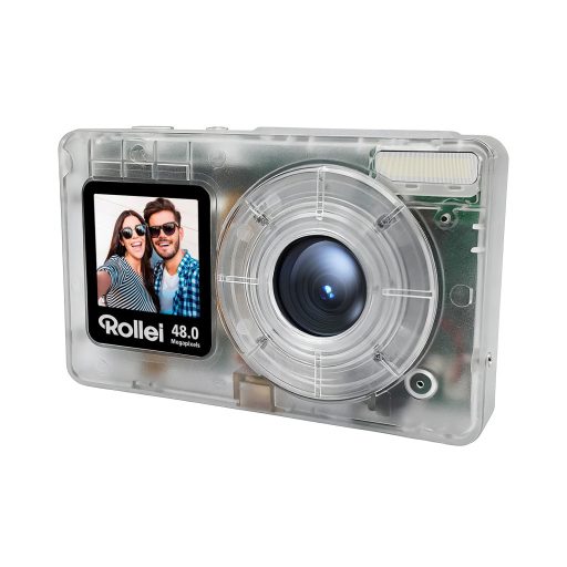 Rollei Compactline Pocket Transparent digitális fényképezőgép, átlátszó