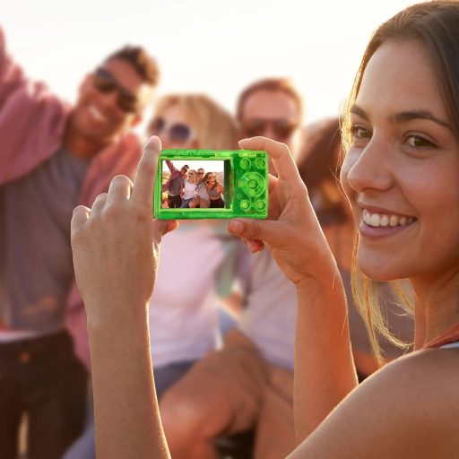 Rollei Compactline Pocket Transparent digitális fényképezőgép, zöld