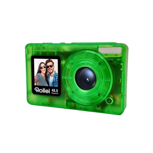 Rollei Compactline Pocket Transparent digitális fényképezőgép, zöld