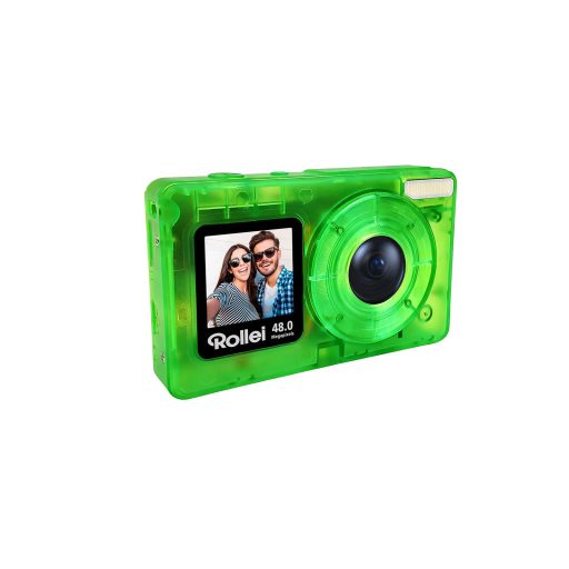 Rollei Compactline Pocket Transparent digitális fényképezőgép, zöld